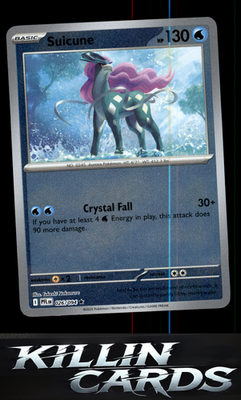 Reverse Holofoil Suicune 026/094 Pokemon Rare ME02: Phantasmal Flames Card NM