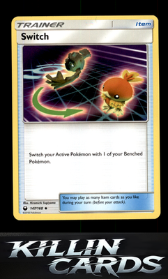 Switch 147/168 Pokemon Uncommon SM - Celestial Storm Card NM