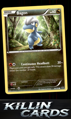 Bagon (54) 54/108 Pokemon Common XY - Roaring Skies Card NM
