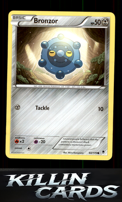Bronzor 60/119 Pokemon Common XY - Phantom Forces Card LP