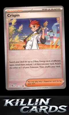Crispin - 105/131 (Poke Ball Pattern) 105/131 Pokemon Uncommon SV: Prismatic Evo