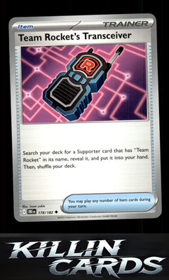 Team Rocket's Transceiver 178/182 Pokemon Uncommon SV10: Destined Rivals Card NM