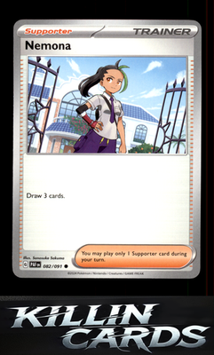 Nemona - 082/091 082/091 Pokemon Common SV: Paldean Fates Card NM