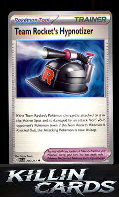 Team Rocket's Hypnotizer 206/217 Pokemon Uncommon ME: Ascended Heroes Card NM