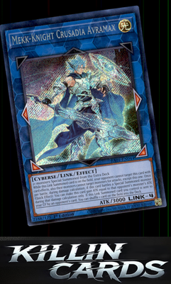 1st Edition Mekk-Knight Crusadia Avramax (PUR) RA01-EN044 YuGiOh Prismatic Ultim