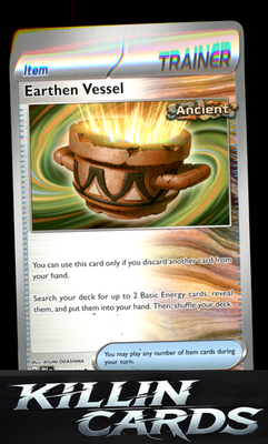 Earthen Vessel 163/182 Pokemon Uncommon SV04: Paradox Rift Card NM