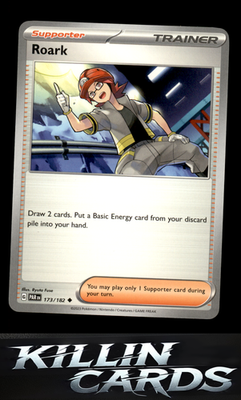 Roark 173/182 Pokemon Uncommon SV04: Paradox Rift Card NM