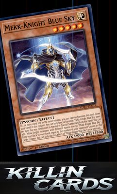 1st Edition Mekk-Knight Blue Sky SDBT-EN018 YuGiOh Common Structure Deck: Beware