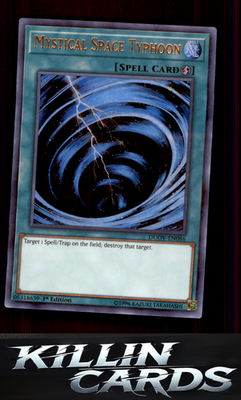 1st Edition Mystical Space Typhoon DUOV-EN086 YuGiOh Ultra Rare Duel Overload Ca