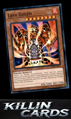 1st Edition Lava Golem SDSH-EN013 YuGiOh Common Structure Deck: Shaddoll Showdow