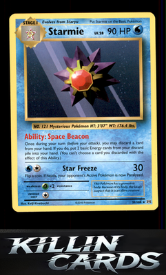 Starmie 31/108 Pokemon Rare XY - Evolutions Card LP