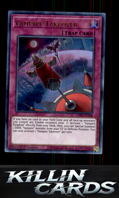 1st Edition Vampire Takeover GFP2-EN168 YuGiOh Ultra Rare Ghosts From the Past: