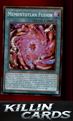 Mementotlan Fusion OP28-EN010 YuGiOh Super Rare OTS Tournament Pack 28 Card NM