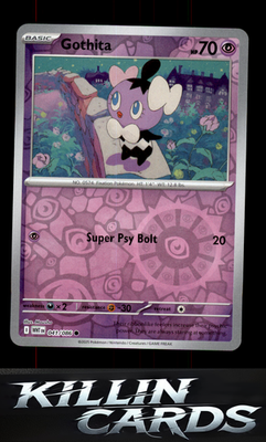 Reverse Holofoil Gothita 041/086 Pokemon Common SV: White Flare Card NM