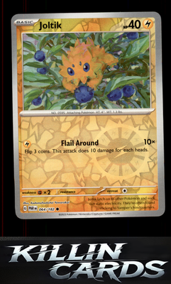 Reverse Holofoil Joltik - 064/182 064/182 Pokemon Common SV04: Paradox Rift Card