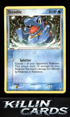 Totodile 78/115 Pokemon Common EX Unseen Forces Card DM