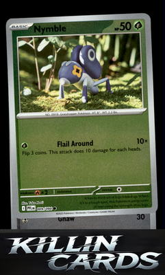 Reverse Holofoil Nymble - 009/094 009/094 Pokemon Common ME02: Phantasmal Flames