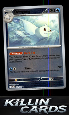 Reverse Holofoil Dewgong - 022/094 022/094 Pokemon Common ME02: Phantasmal Flame