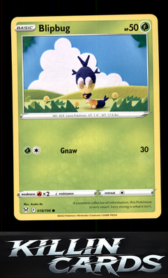 Blipbug 018/196 Pokemon Common SWSH11: Lost Origin Card NM