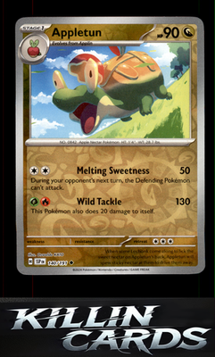 Reverse Holofoil Appletun - 140/191 140/191 Pokemon Uncommon SV08: Surging Spark
