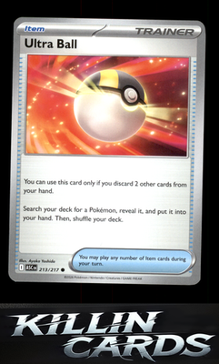 Ultra Ball - 213/217 213/217 Pokemon Common ME: Ascended Heroes Card NM