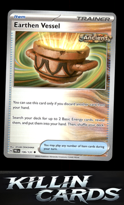 Earthen Vessel 106/131 Pokemon Uncommon SV: Prismatic Evolutions Card NM