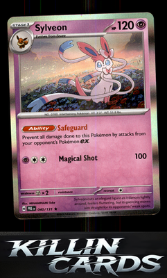 Sylveon 040/131 Pokemon Rare SV: Prismatic Evolutions Card NM