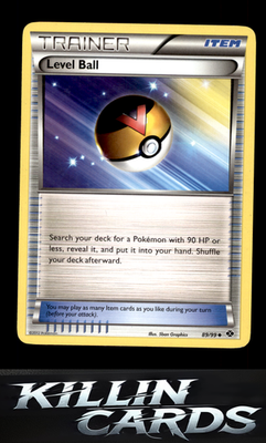 Level Ball 89/99 Pokemon Uncommon Next Destinies Card LP