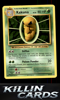 Kakuna 6/108 Pokemon Uncommon XY - Evolutions Card NM