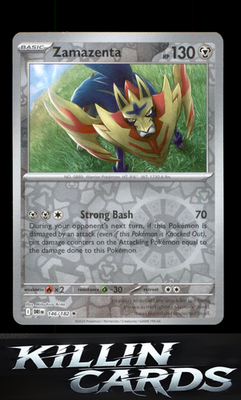 Reverse Holofoil Zamazenta - 146/182 146/182 Pokemon Rare SV10: Destined Rivals