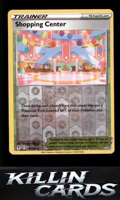 Reverse Holofoil Shopping Center 157/203 Pokemon Uncommon SWSH07: Evolving Skies