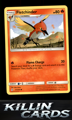 Fletchinder 31/236 Pokemon Common SM - Unified Minds Card NM