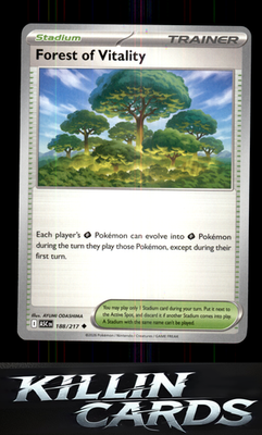 Forest of Vitality 188/217 Pokemon Uncommon ME: Ascended Heroes Card NM