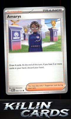 Amarys - 093/131 093/131 Pokemon Common SV: Prismatic Evolutions Card NM