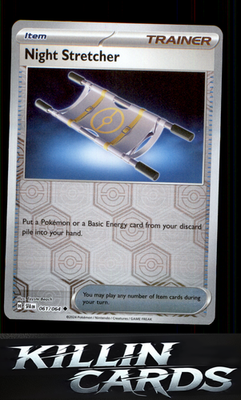 Reverse Holofoil Night Stretcher 061/064 Pokemon Uncommon SV: Shrouded Fable Car