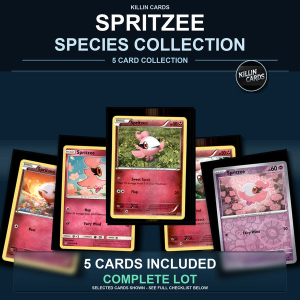 Pokemon TCG Spritzee Species Collection 5 Different Cards