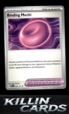 Binding Mochi 095/131 Pokemon Uncommon SV: Prismatic Evolutions Card NM