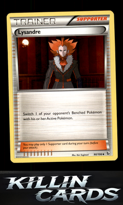 Lysandre 90/106 Pokemon Uncommon XY - Flashfire Card LP