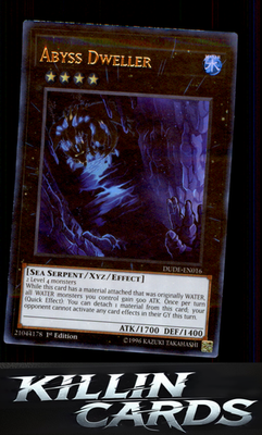 1st Edition Abyss Dweller DUDE-EN016 YuGiOh Ultra Rare Duel Devastator Card NM