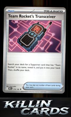 Team Rocket's Transceiver 178/182 Pokemon Uncommon SV10: Destined Rivals Card NM