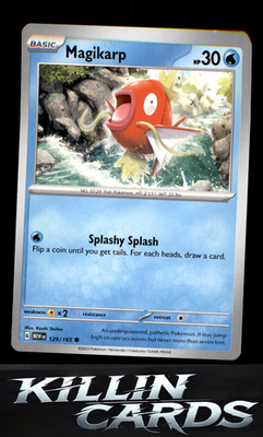 Magikarp 129/165 Pokemon Common SV: Scarlet & Violet 151 Card NM
