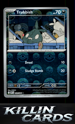 Trubbish (Poke Ball Pattern) 059/086 Pokemon Common SV: White Flare Card NM