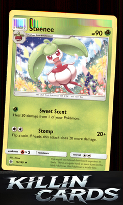 Steenee 19/149 Pokemon Uncommon SM Base Set Card NM