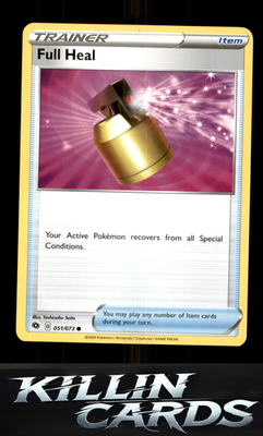 Full Heal 51/73 Pokemon Common Champion's Path Card NM