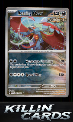 Roaring Moon (Poke Ball Pattern) 065/131 Pokemon Rare SV: Prismatic Evolutions C