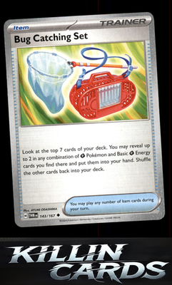 Bug Catching Set 143/167 Pokemon Uncommon SV06: Twilight Masquerade Card NM