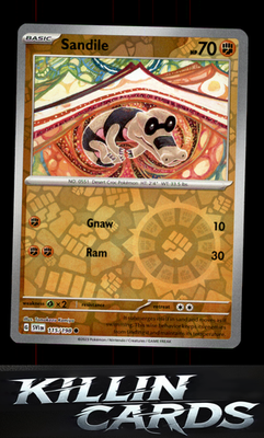 Reverse Holofoil Sandile - 115/198 115/198 Pokemon Common SV01: Scarlet & Violet