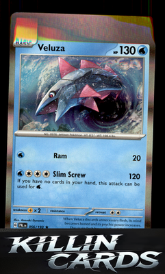 Veluza - 056/193 056/193 Pokemon Rare SV02: Paldea Evolved Card NM