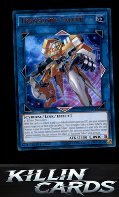1st Edition Transcode Talker YS18-EN041 YuGiOh Ultra Rare Starter Deck: Codebrea