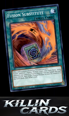 1st Edition Fusion Substitute SDAZ-EN026 YuGiOh Common Structure Deck: Albaz Str